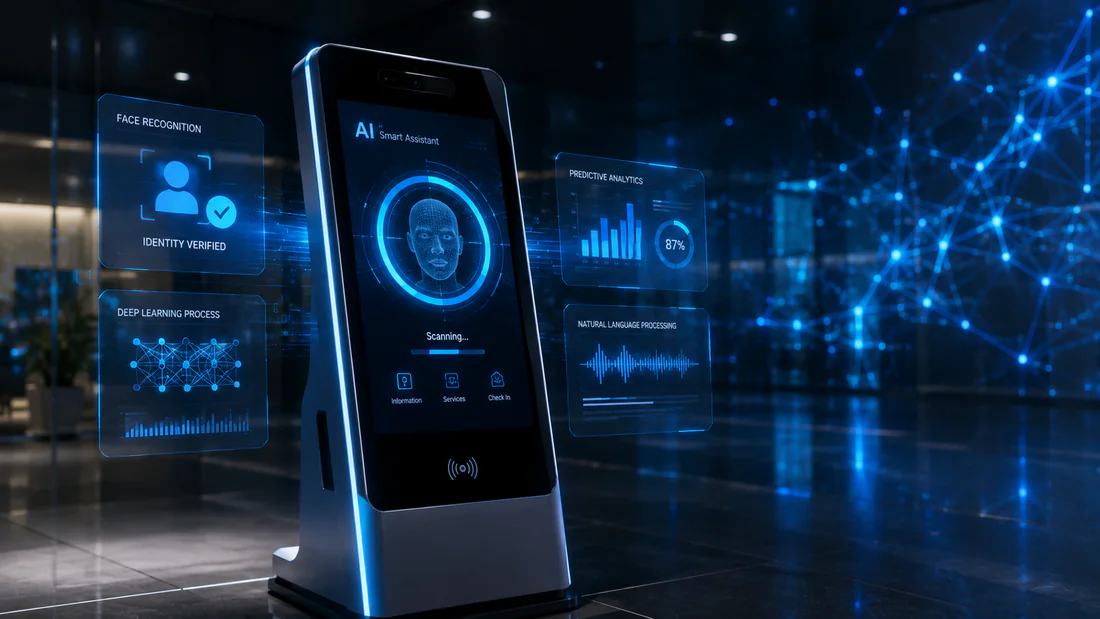 Masa depan kiosk self service berbasis artificial intelligence AI Bcompbiz