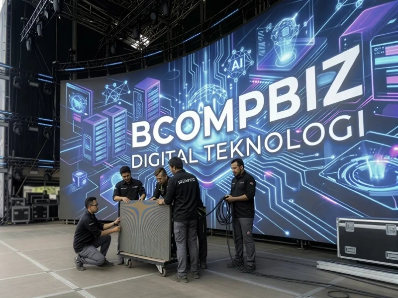 Project Instalasi Videotron raksasa