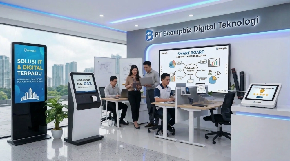 Workshop Produksi PT Bcompbiz di Bogor